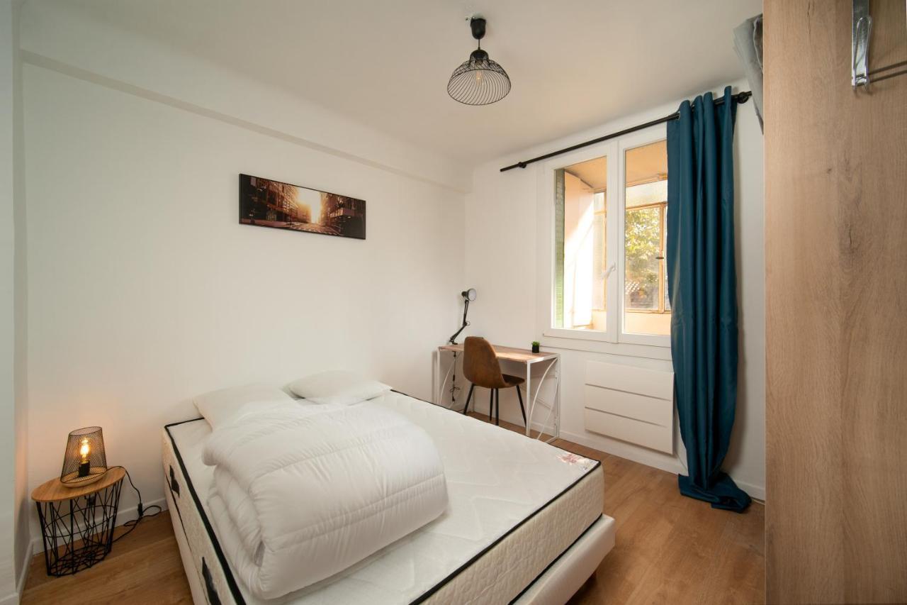 Grand Appartement 3 Chambres Avec Clim Et Balcon مارسيليا المظهر الخارجي الصورة