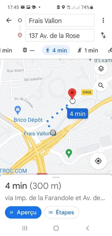 Grand Appartement 3 Chambres Avec Clim Et Balcon مارسيليا المظهر الخارجي الصورة